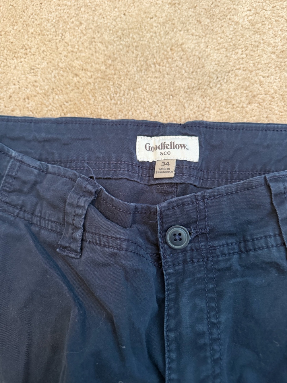 U.S. Polo Assn. Dark Navy Casual Chinos